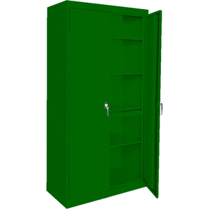 MAGNUM SERIES ALL-WELDED STORAGE CABINET, 48"WX24"DX78"H, LEAF GREEN by Steel Cabinets USA, Inc