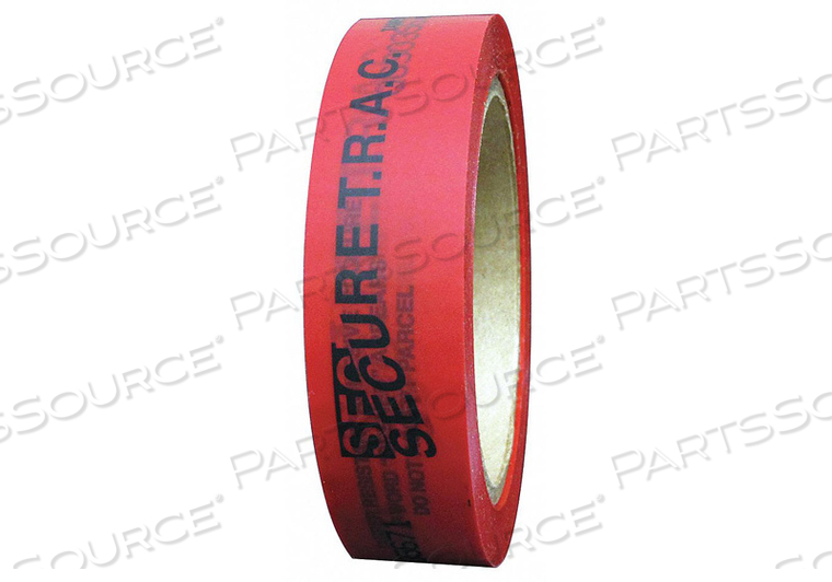 TAMPER EVIDENT TAPE RED 1 IN X 180 FT by NovaVision TAMPER EVIDENT TAPE RED 1 IN X 180 FT by NovaVision