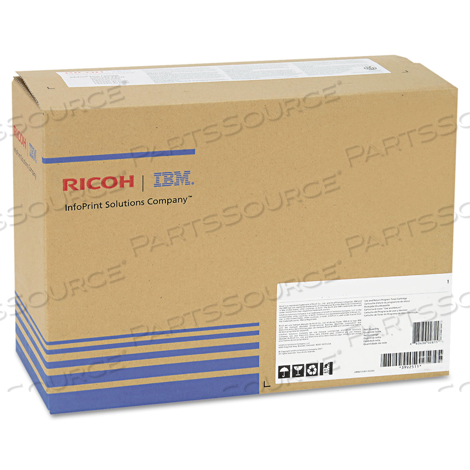 RICOH - BLACK - PHOTOCONDUCTOR UNIT - FOR RICOH SP C440DN, AFICIO SP C430DN, SP C431DN, SP C431DNHT, SP C431DNHW 