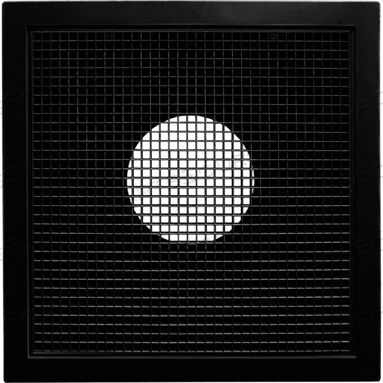 STRATUS PLASTIC RETURN FILTER GRILLE, 6" DUCT, T-GRID, BLACK by American Louver