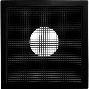 STRATUS PLASTIC RETURN FILTER GRILLE, 6" DUCT, T-GRID, BLACK by American Louver