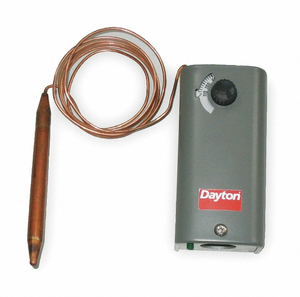 LINE VOLTAGE T-STAT -30 TO 90 F SPDT by DAYTON ELECTRIC MANUFACTURING CO