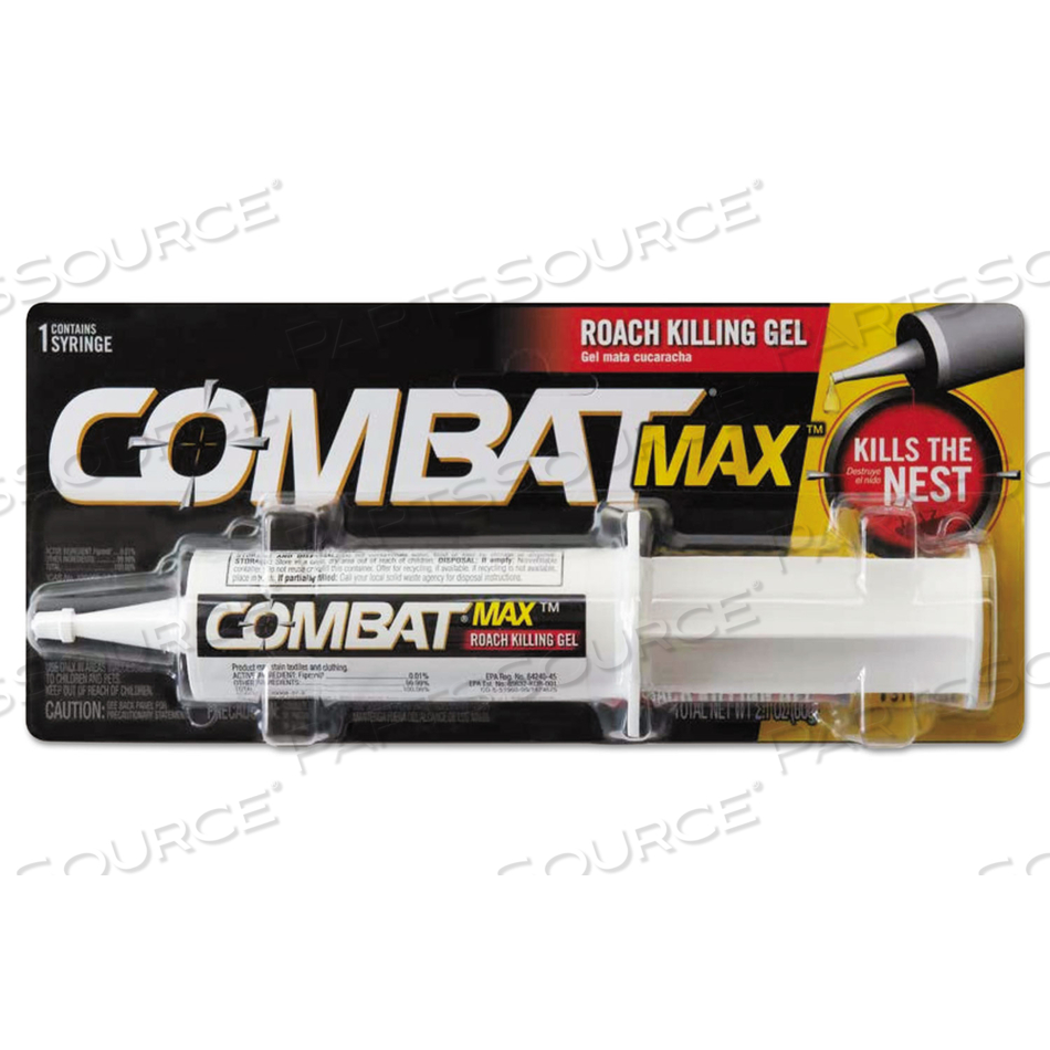 SOURCE KILL MAX ROACH KILLING GEL, 2.1 OZ SYRINGE by Combat SOURCE KILL MAX ROACH KILLING GEL, 2.1 OZ SYRINGE by Combat