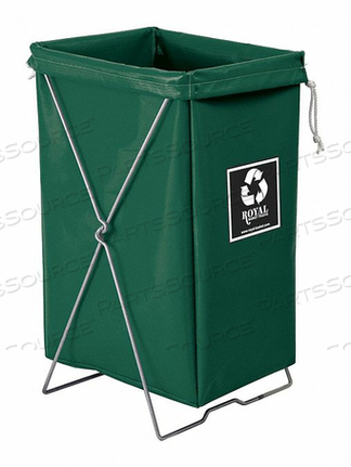 ENVIRO HAMPER KIT 30 GAL GREEN by Royal Basket Trucks
