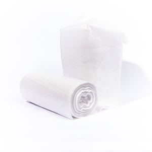 LDPE CAN LINER, 40X46 1.2 MIL CLR TRUBIO DEGRADABLE 125/CS 5/25'S CORELESS by NORAMCO (North America Plastics & Chemicals Co. Inc_