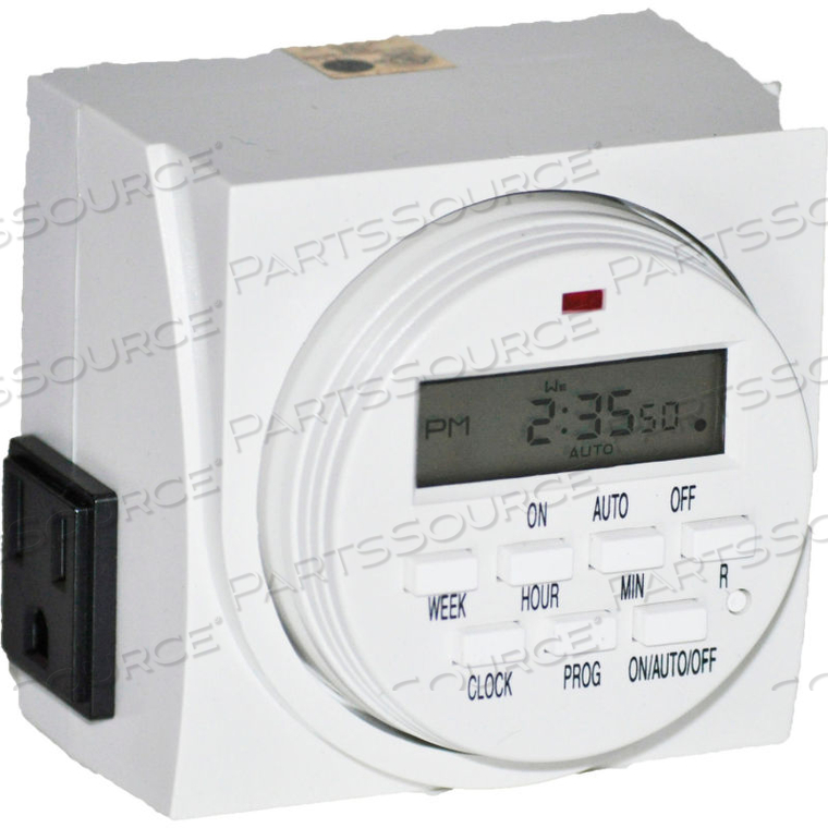 PROGRAMMABLE DIGITAL TIMER 7 DAY GROUNDED by Fantech