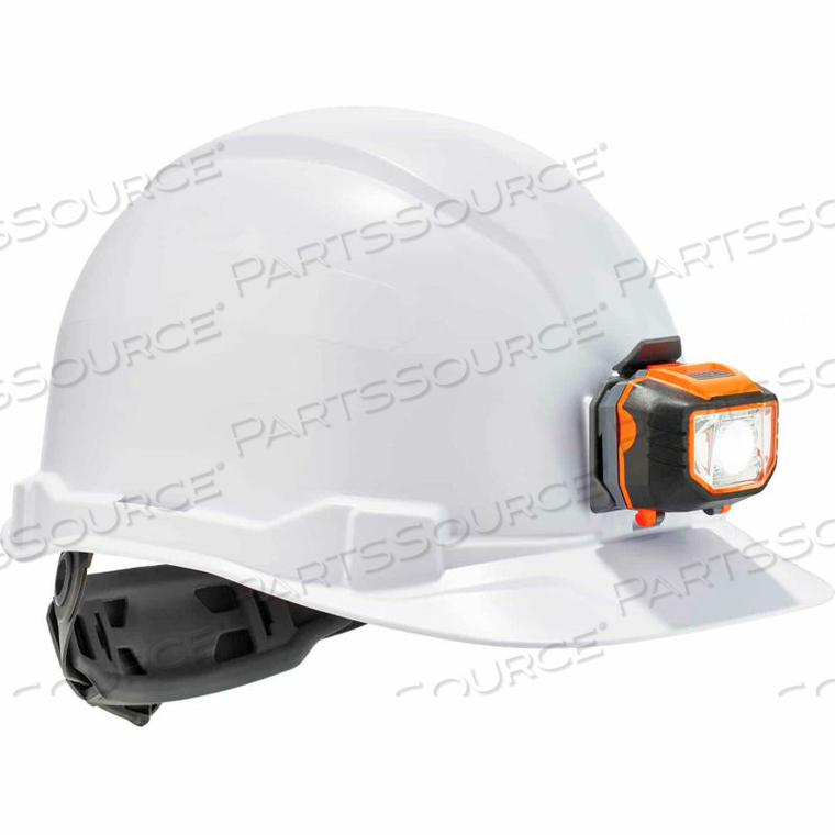 HARD HAT SKULLERZ 8970LED CAP STYLE WH by Ergodyne