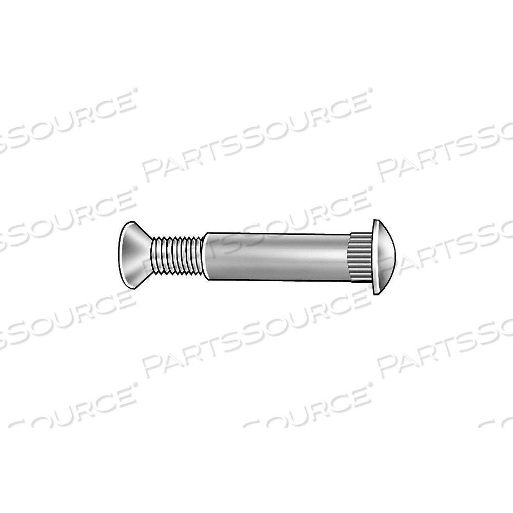 ARCHITECTURAL BOLT, #10-32 THREAD SIZE, 5/16 IN BRL DIA, 3 IN BRL LG, BRASS, PLAIN, TRUSS BRL HD by Approved Vendor ARCHITECTURAL BOLT, #10-32 THREAD SIZE, 5/16 IN BRL DIA, 3 IN BRL LG, BRASS, PLAIN, TRUSS BRL HD by Approved Vendor