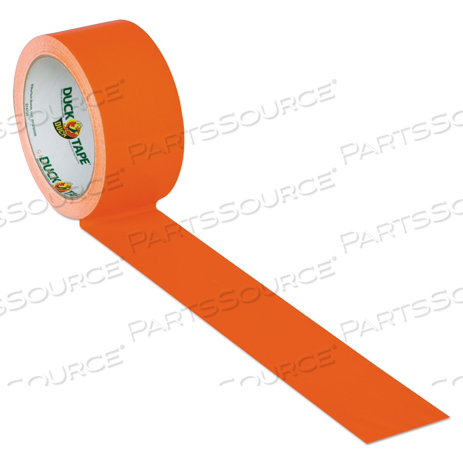 COLORED DUCT TAPE, 3" CORE, 1.88" X 15 YDS, NEON ORANGE by Duck