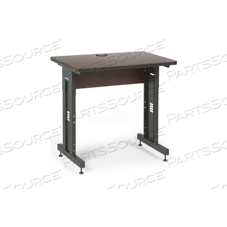 CLASSROOM TRAINING TABLE - ADJUSTABLE HEIGHT - 24" X 36" - AFRICAN MAHOGANY by Kendall Howard LLC CLASSROOM TRAINING TABLE - ADJUSTABLE HEIGHT - 24" X 36" - AFRICAN MAHOGANY by Kendall Howard LLC