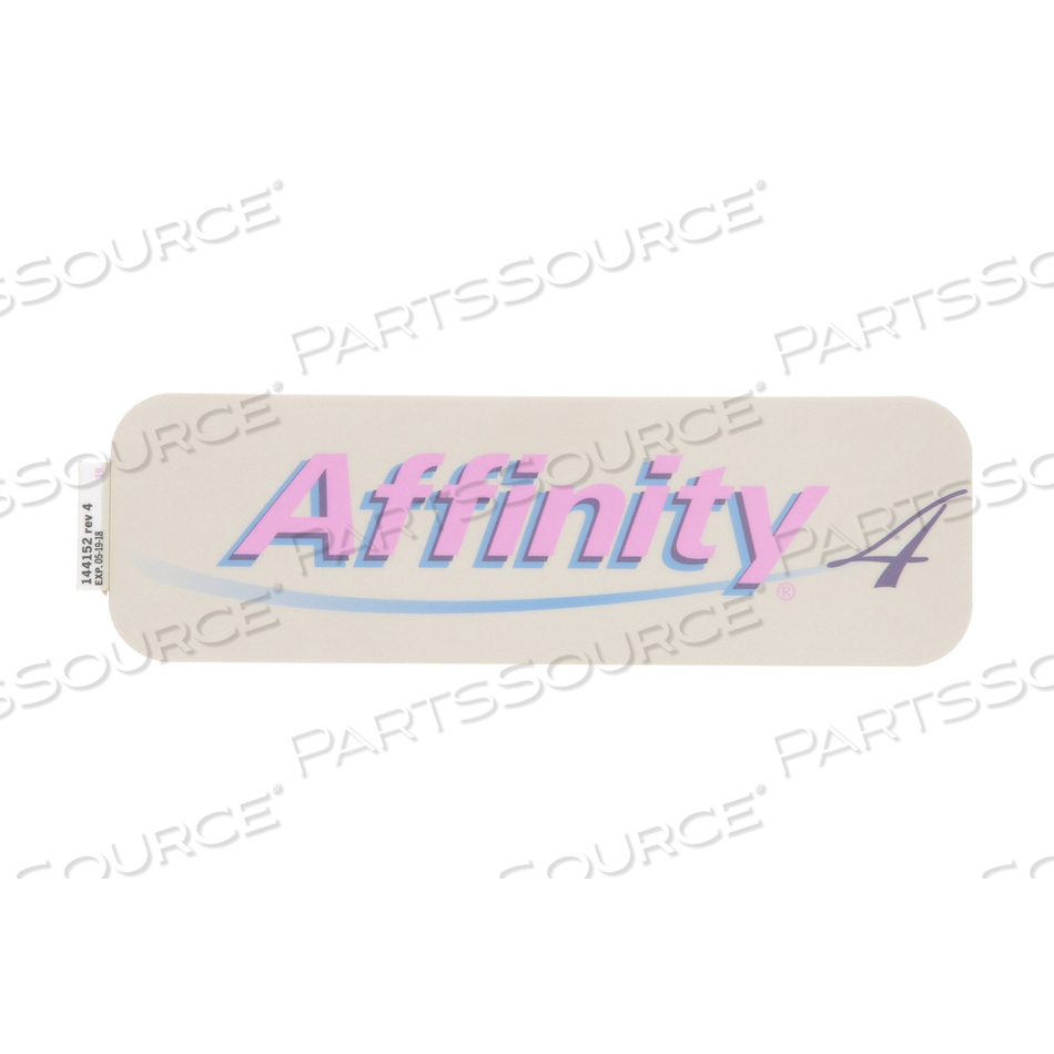 AFFINITY 4 LOGO LABEL by Hillrom