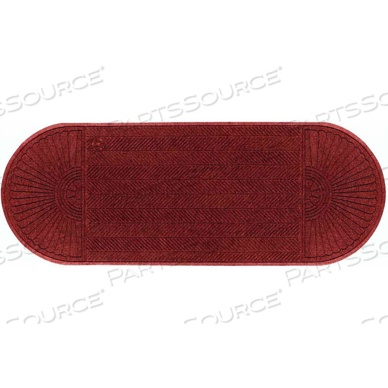 WATERHOG ECO GRAND ELITE 3/8" THICK TWO ENDS ENTRANCE MAT, REGAL RED 6' X 14'8" 
