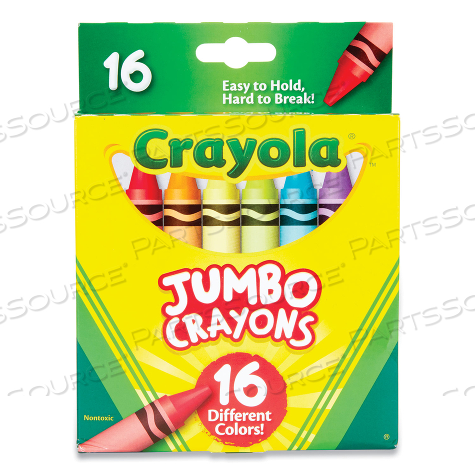 JUMBO CRAYONS, ASSORTED by Crayola