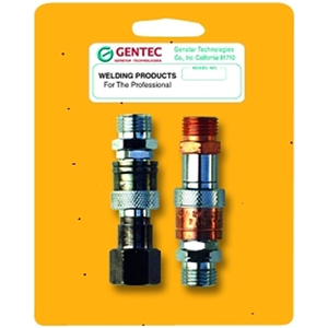 QC-HHPRSP GENTEC QUICK CONNECTOR W/CHECK VALVE,HOSE-HOSE,PAIR by Gentec QC-HHPRSP GENTEC QUICK CONNECTOR W/CHECK VALVE,HOSE-HOSE,PAIR by Gentec