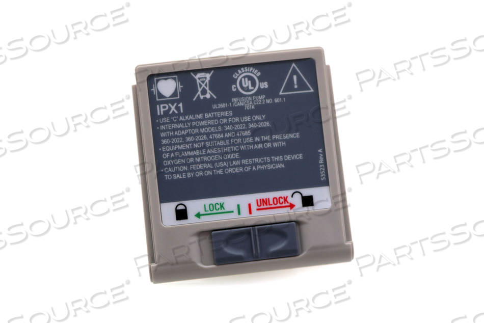 BATTERY DOOR AND LABEL by Moog Medical BATTERY DOOR AND LABEL by Moog Medical