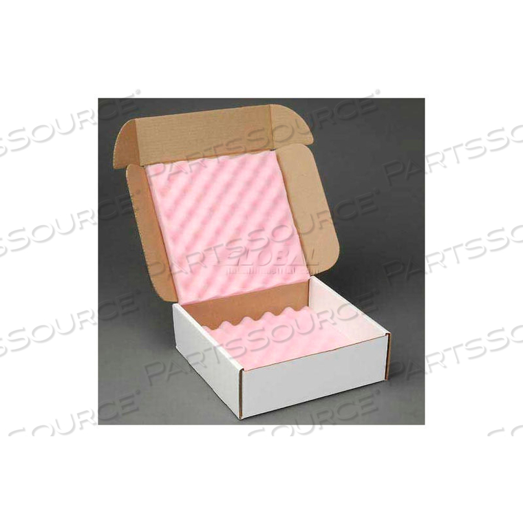 ANTI-STATIC FOAM SHIPPER, 12"W X 12"L X 4"D, 200#/ECT-32 by Index Packaging Inc. ANTI-STATIC FOAM SHIPPER, 12"W X 12"L X 4"D, 200#/ECT-32 by Index Packaging Inc.