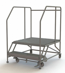 ROLLING WORK PLATFORM STEEL 2 STEPS by Tri-Arc