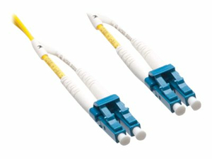 AXIOM AX - NETWORK CABLE - LC SINGLE MODE (M) TO LC SINGLE MODE (M) - 26 FT - FIBER OPTIC - 9 / 125 MICRON - OS2 - RISER - YELLOW by Axiom