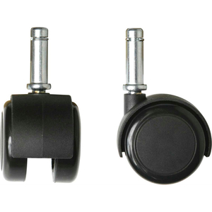 DUAL WHEEL CARPET CASTERS FOR TUBULAR STEEL BASE by Bevco Precision Manufacturing