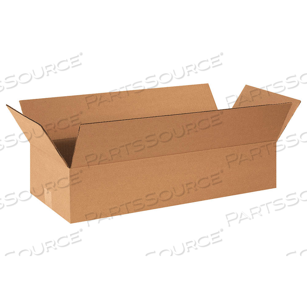SHIPPING BOX, 24 IN INSIDE LG, 8 IN INSIDE WD, 4 IN INSIDE HT, 32 ECT - LONG, SINGLE WALL by Approved Vendor SHIPPING BOX, 24 IN INSIDE LG, 8 IN INSIDE WD, 4 IN INSIDE HT, 32 ECT - LONG, SINGLE WALL by Approved Vendor