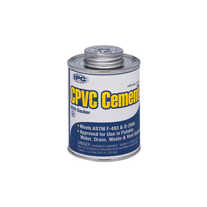 LOW V.O.C. CPVC CEMENT, FOR PIPE & FITTINGS, 1/2 PT. by Comstar International Inc