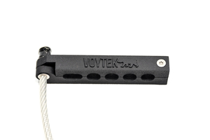 5 HOLE 36 INCH LONG WALL MOUNTED CABLE TETHER by Voytek Inc.