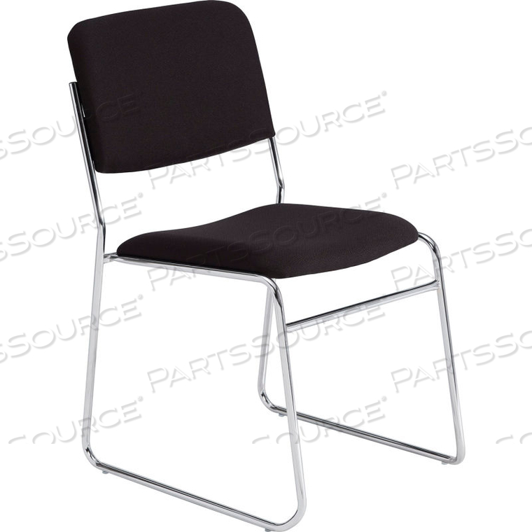STACKING CHAIR - FABRIC - BLACK by National Public Seating STACKING CHAIR - FABRIC - BLACK by National Public Seating