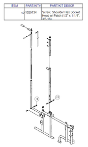 SHOULDER SCREW, 1/2 IN X 1-1/4 IN, HEX, SOCKET by Invacare Corporation SHOULDER SCREW, 1/2 IN X 1-1/4 IN, HEX, SOCKET by Invacare Corporation