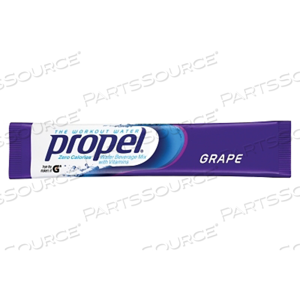 PROPEL INSTANT POWDER PACKET, 0.08 OZ, 16.9 TO 20 OZ YIELD, GRAPE by Gatorade PROPEL INSTANT POWDER PACKET, 0.08 OZ, 16.9 TO 20 OZ YIELD, GRAPE by Gatorade