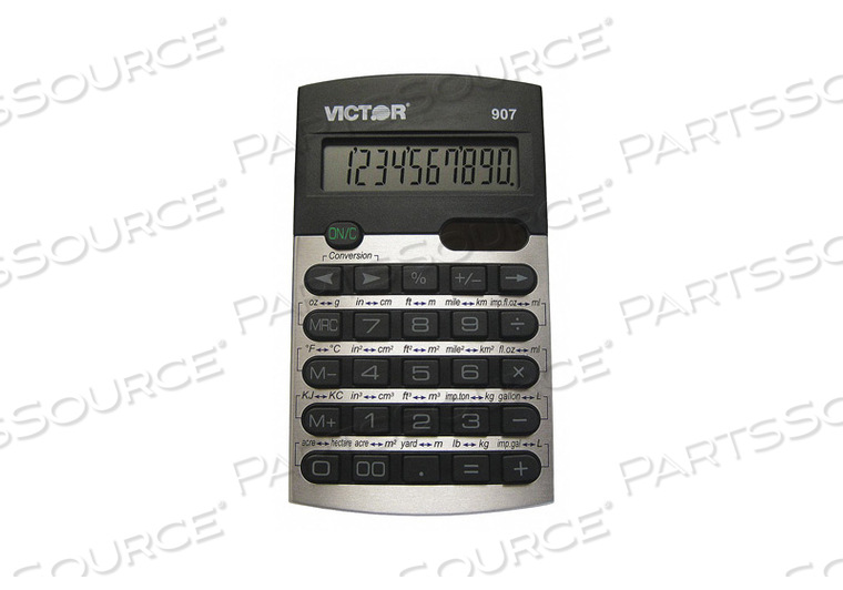 METRIC CONVERSION CALCULATOR 10 DIGITS by Victor Technology, LLC