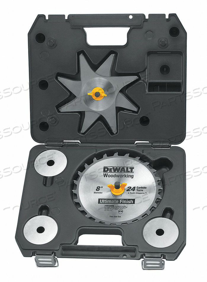 DADO BLADE SET 8 IN.D 29/32 IN.W STACKED by DeWalt DADO BLADE SET 8 IN.D 29/32 IN.W STACKED by DeWalt