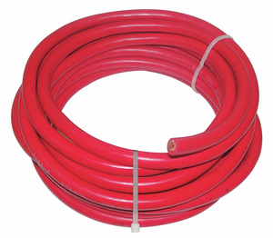 WELDING CABLE 2/0 NEOPRENE RED 25FT by Westward
