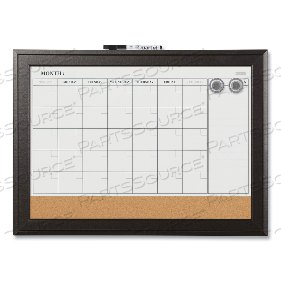 HOME DECOR MAGNETIC COMBO DRY ERASE WITH CORK BOARD ON BOTTOM, 23 X 17, ESPRESSO WOOD FRAME HOME DECOR MAGNETIC COMBO DRY ERASE WITH CORK BOARD ON BOTTOM, 23 X 17, ESPRESSO WOOD FRAME