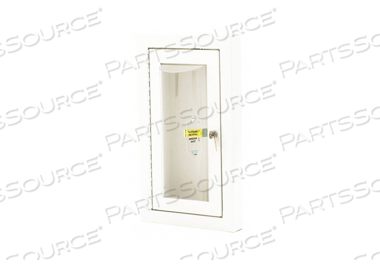 FIRE EXTINGUISHER CABINET WALL19INH WHTE by Loma