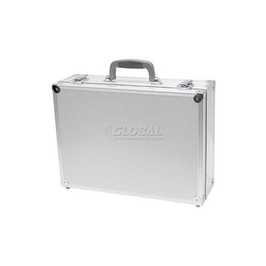 BUSINESS/OFFICE CASE, 18"L X 13"W X 6"H, GREY HANDLE, SMOOTH SILVER by T.Z. Case International Inc.