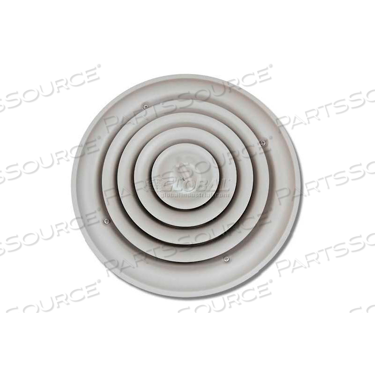 SPEEDI-GRILLE ROUND CEILING VENT REGISTER COVER ADJ. BOWTIE DAMPER 6" by Applied Applications Int'l, LLC