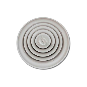 SPEEDI-GRILLE ROUND CEILING VENT REGISTER COVER ADJ. BOWTIE DAMPER 6" by Applied Applications Int'l, LLC