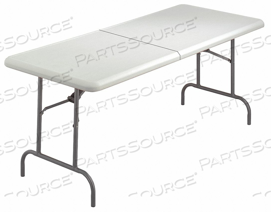 FLDG TBL RECTGL POLYETHYLENE 72 L 30 W by Iceberg Enterprises