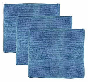 MICROFIBER CLOTH 7 X 6 BLUE PK3 by Ability One