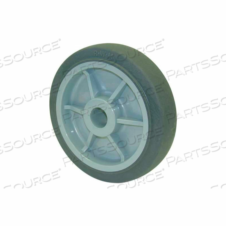 5" X 1-1/2" PERFORMANCE TPR WHEEL WITH ROLLER BEARING FOR 1/2" AXLE 