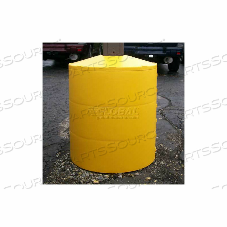 LIGHT POLE GUARD BASE COVER, 26"DIA. X 41-1/4"H, 4 RINGS, RED by Post Guard LIGHT POLE GUARD BASE COVER, 26"DIA. X 41-1/4"H, 4 RINGS, RED by Post Guard