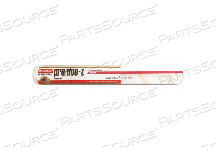 PAINT ROLLER COVER 18 IN NAP 3/16 IN by Wooster