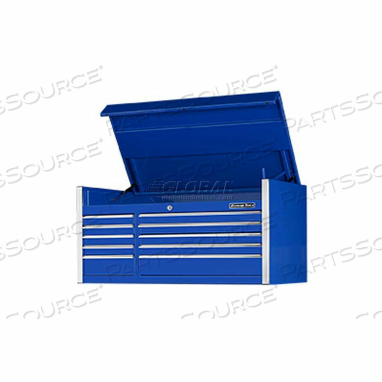 55" 10 DRAWER PROFESSIONAL TOOL CHEST IN BLUE 