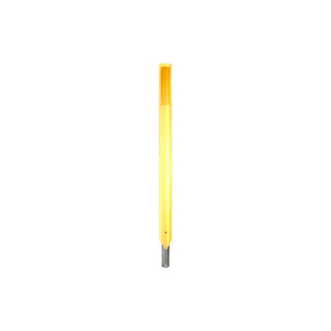 FG500 66" DELINEATOR POST W/ STEEL U-CHANNEL ANCHOR, GROUND MOUNT, YELLOW by Pexco LLC