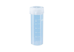 30ML POLYPROPYLENE FLAT BASE TUBE - TRANSPARENT by Sarstedt, Inc.