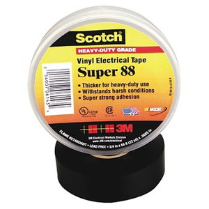 7000058433 3M SUPER 88 ELECTRICAL TAPE,1-1/2"X44' (38MM X 13.4 M),PREMIUM ELECTRICAL TAPE by 3M Consumer