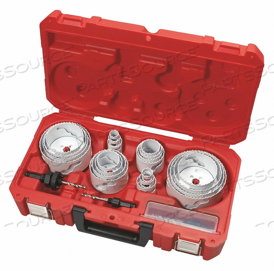 28 PC. ALL PURPOSE PROFESSIONAL HOLE DOZER HOLE SAW KIT by Milwaukee Electric Tools