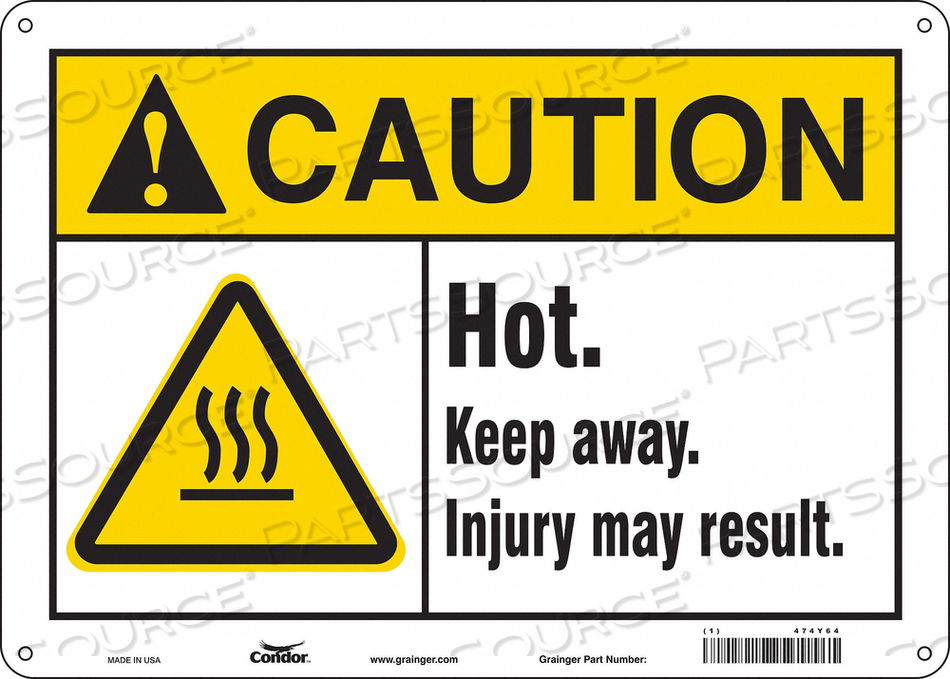 DANGER SIGN 14 W X 10 H 0.055 THICK 