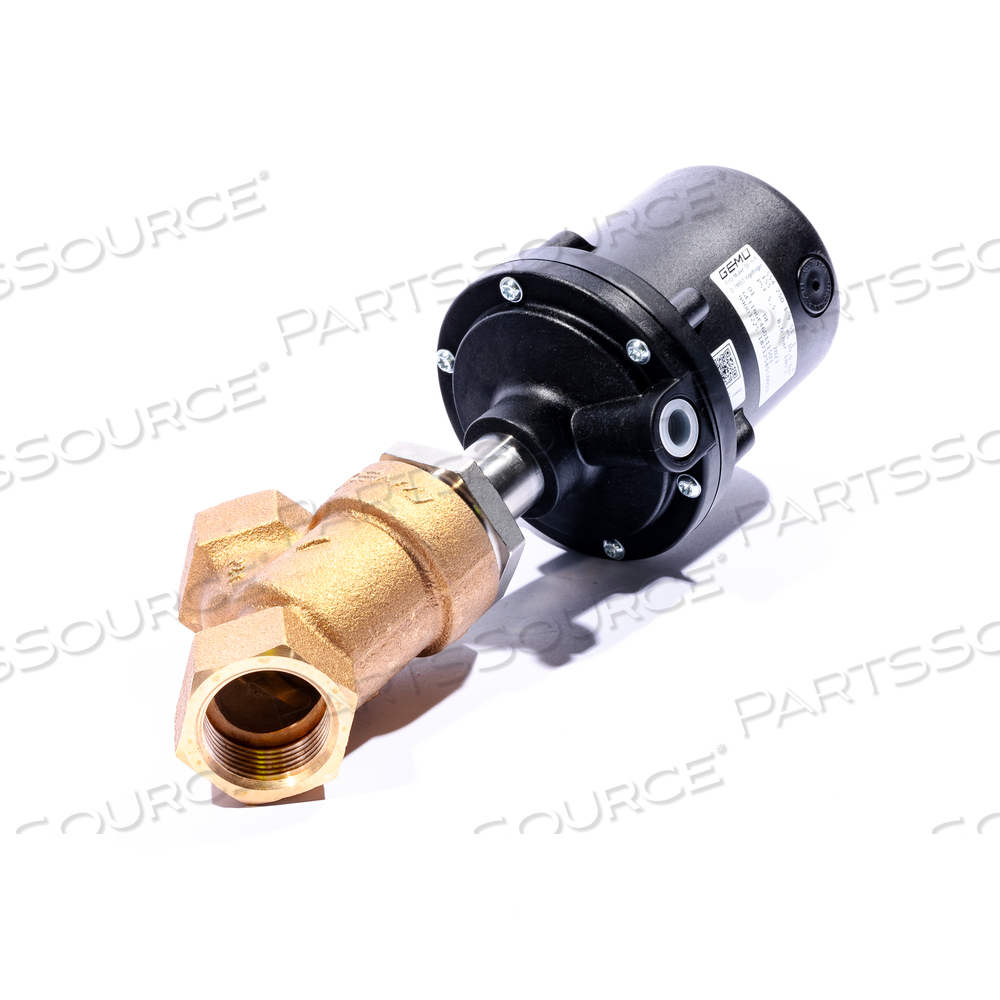 2/2-WAY ANGLE SEAT GLOBE PISTON VALVE, CAST BRONZE, NC, 60 DEG C by Getinge USA Sales, LLC