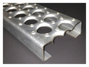 ANTI-SLIP CHANNEL 120 IN.L GRIP 13 GAUGE by Direct Metals ANTI-SLIP CHANNEL 120 IN.L GRIP 13 GAUGE by Direct Metals